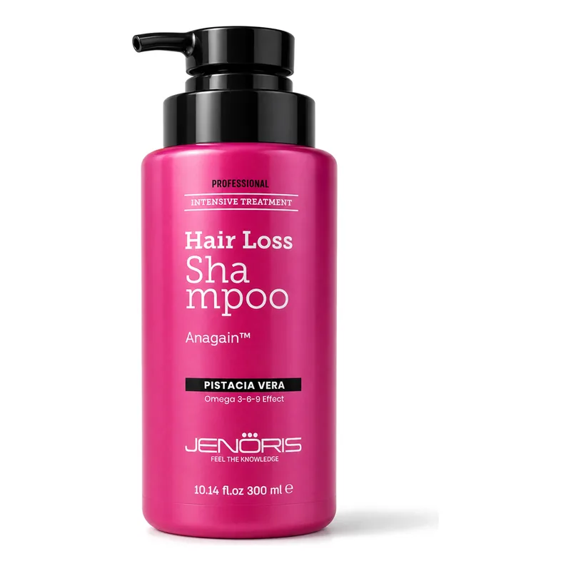 Jenöris Hair Treatment Shampoo in a 300 ml pump bottle